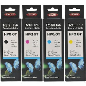Resim Ekoset HP Uyumlu Mürekkep Tanklı Yazıcılar için 4 Renk 