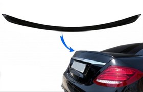 Resim Mercedes W213 E Serisi (2016-2019) Arası Uyumlu E63 Spoiler - Piano Black 