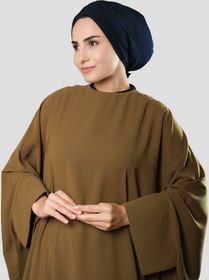 Resim Hürrem Bone Lacivert Drapeli Salaş Tesettür Bone Sandy Büzgülü 2315 02 Lacivert 