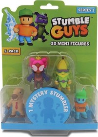 Resim Tuy14000 Stumble Guys 5li Mini Figür S2-sg-30006 5 Standart 