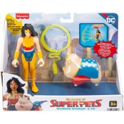 Resim HGL01 Imaginext DC League of Super Pets - Kahramanlar ve Hayvanlar 
