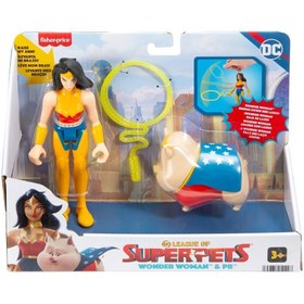 Resim HGL01 Imaginext DC League of Super Pets - Kahramanlar ve Hayvanlar 