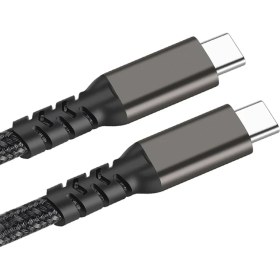 Resim Farma Teknoloji Siyah 2.jenerasyon Type-C To Type-C Usb3.2 Pd Data Kablosu 100W 20GBPS 4K@60Hz 0.2 Metre 