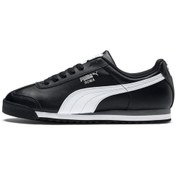 Resim Puma Roma Basic Erkek Günlük Sneaker Siyah Beyaz 