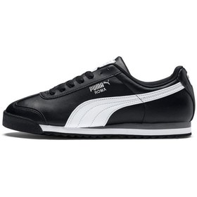 Resim Puma Roma Basic Erkek Günlük Sneaker Siyah Beyaz 