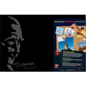 Resim Atatürk Yapışkanlı Pano- 40X60 Cm. 