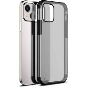 Resim Apple Iphone 13 Kılıf Frosted Frame Siyah 