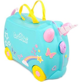 Resim Trunki Çocuk Bavulu - Una Unicorn 