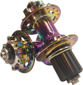 Resim Rainbow Bisiklet Göbek Seti Ön Arka Kaset Göbek Seti 32 Delik 6 Vida Qr Mandal Rulmanlı 