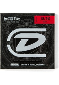 Resim Jim Dunlop DHCN1048 Heavy Core Nickel Plated Steel Takım Tel Elektro Gitar Teli 010-048 
