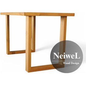 Resim Neiwel Diar Doğal Ahşap Toplantı Masası x 100 x 220 Açık Ceviz 