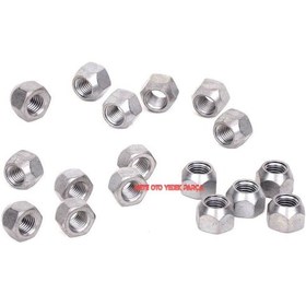 Resim Ford Sac Jantlar Için Bijon Somunu Takım (16 Adet) M12 X 1.5 19Mm 