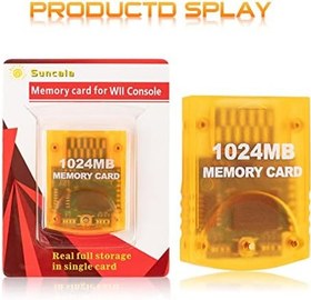 Resim Suncala Gamecube ve Wii Konsolu ile Uyumlu Hafıza Kartı, Nintendo Gamecube için 1024MB Hafıza Kartı 
