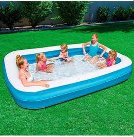 Resim Şişme Aile Havuzu 305 x 183 x 46 CM 54150 Çok Renkli 