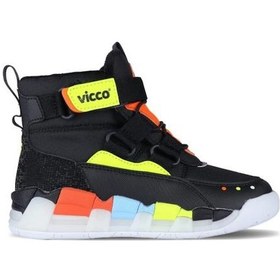 Resim Vicco Lesi 946.p24k.426 Anatomik Taban Erkek Çocuk Bot Siyah 26-30 Siyah 