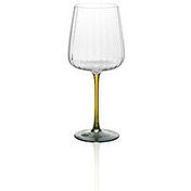 Resim Şarap Kadehi Sarı Yeşil 600 Ml The Mia