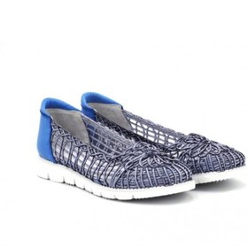 Resim step by step Kadın Mavi Babet Loafer 