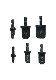 Resim Reedark 6'li Bakır Boru Genişletme Takımı - 7/8, 3/4, 5/8, 1/2, 3/8, 1/4 Inç - Klima Montajı İçin Pratik Çözüm 