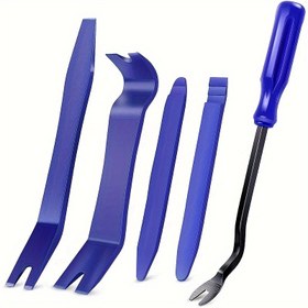 Resim Araba el aleti seti, araba sökme aracı kiti, stereo tamir aracı, DVD tamir aracı, gösterge paneli çıkarma aracı, iç plastik süsleme paneli 