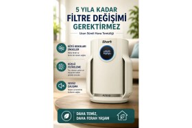 Resim Shark 23 M² Hepa Filtreli 5 Yıl Filtre Ömürlü Ultra Sessiz Anti Alerjen Hava Temizleyici Yeşil Pm2.5 PM10 Duman Toz Koku 