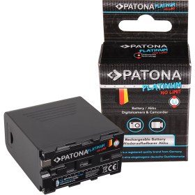 Resim Patona Platinum NP-F970 LCD USB Batarya Sony Uyumlu 