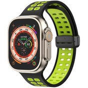 Resim Manyetik Kat Toka Kare Delikleri Silikon iOS Uyumlu Watch Ultra 49mm Ve Watch Ultra 2 49mm / Series / Se Akıllı Saat Aks. 47888850 