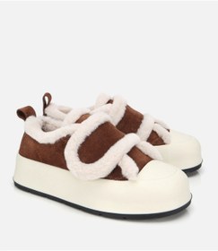 Resim Hotiç Kadın Süet Deri Taba İçi Kürklü Kalın Bantlı Spor Ayakkabı 01ayh316800a370 01ayh316800a370 Taba 