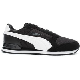 Resim Puma St Runner V2 Mesh Erkek Siyah Spor Ayakkabı 