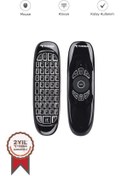 Resim Torima Android Akıllı Tv İçin 2.4g Uzaktan Kumandalı Mini Klavye K02 Siyah 
