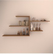 Resim Rafkestir Perge Duvar Raf Seti Bambu ( Mat ) 