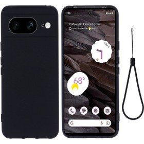 Resim Google Pixel 8 İçin Parmak İzi Önleyici Cep Telefonu Kılıfı 