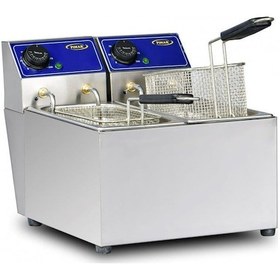 Resim Pimak Ekonomik Model Fritöz 3 + 3 Lt 