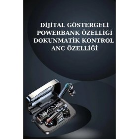 Resim Zero Land Ilkeshop Dijital Göstergeli Powerbank Bluetooth Kulaklık ve Yeni Nesil Amoled Ekran Akıllı Saat 