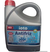 Resim İOTO Organik Antifiriz -55 C Kırmızı 3l 