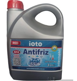 Resim İOTO Organik Antifiriz -55 C Kırmızı 3l 