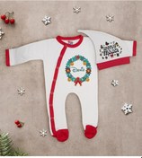 Resim Bk Gift Kişiye Özel Yılbaşı Temalı Tulum Zıbın Ve Kukuletalı Şapka Seti-8 Çok Renkli 