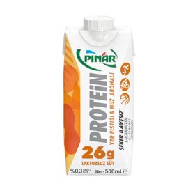 Resim PINAR Yer Fıstıklı ve Muz Aromalı Protein Süt 500 ml 