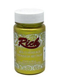 Resim Rich Multi Surface Titanium Metalik Boya 90 Cc. 2520 Rıch Gold 