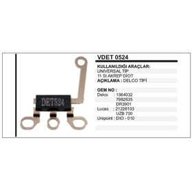 Resim Akrep Diot Trio Ikaz Diotu Delco Tipi Si11 504633405 