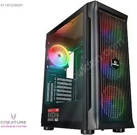 Resim Rampage PROLIX Mesh 850W 80+ 4*12cm ARGB Fan Fan+Kontrolcü Manye 