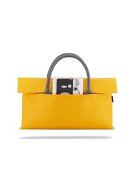 Resim Classone Byn-el008 Wtxpro Su Geçirmez Kumaş 13-14 İnch Bayan Laptop, Notebook, Apple Uyumlu MacBook Air El Çantası- Tote Bag - Sarı 