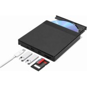 Resim Kenly Harici DVD-RW USB 3.0 + SD TF Kart Okuyucu + 3.0 USB Hub 