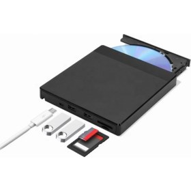 Resim Kenly Harici DVD-RW USB 3.0 + SD TF Kart Okuyucu + 3.0 USB Hub 