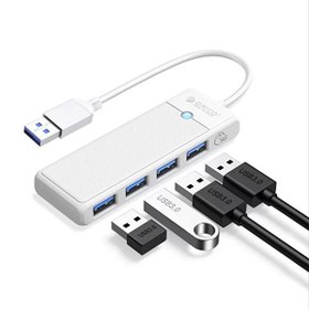 Resim PAPW4A-U3-015-WH-EP 4 Portlu Usb 3.0 Yüksek Hızlı 5 GBPS Beyaz Hub Çoklayıcı 