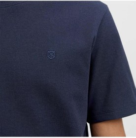 Resim Jack & Jones Jack&jones Blaleo Structure Erkek Lacivert Tişört 