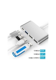Resim Type-C 3.1 Usb Hub - Usb C to 2xUsb 2.0 , Usb 3.0 Çoklayıcı 