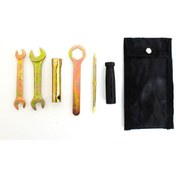 Resim Bajaj Tvs Yamaha Honda Suzuki Motosiklet Takım Çantası Avadanlık 