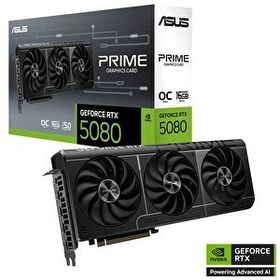 Resim Asus PRIME-RTX5080-O16G 16 GB 256 Bit GDDR7 DP/HDMI PCI 5.0 Ekran Kartı 