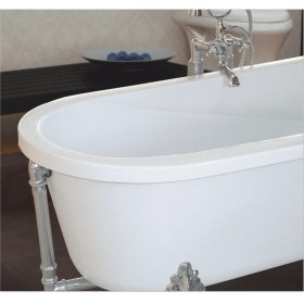 Resim Leopard Özel Aslan Ayaklı Küvet Krom Ayak & Krom Sifon 