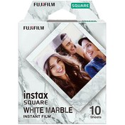 Resim Instax Square Whitemarble 10'lu Kare Özel Film Fujifilm